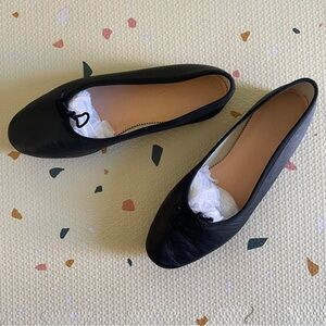 JCREW Zoe Black Ballet Flats EUC